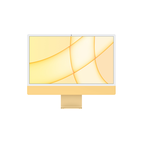  iMac 24" Retina 4,5K, (M1 8C CPU, 8C GPU), 8 ГБ, 256 ГБ SSD, жёлтый