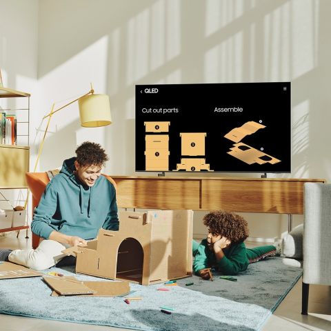 Телевизор Samsung QLED QE55Q60BAUXCE (2022) 55" 4K UHD QLED Smart TV