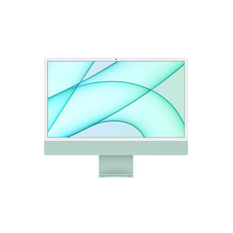 iMac 24" Retina 4,5K, (M1 8C CPU, 8C GPU), 8 ГБ, 256 ГБ SSD, зеленый